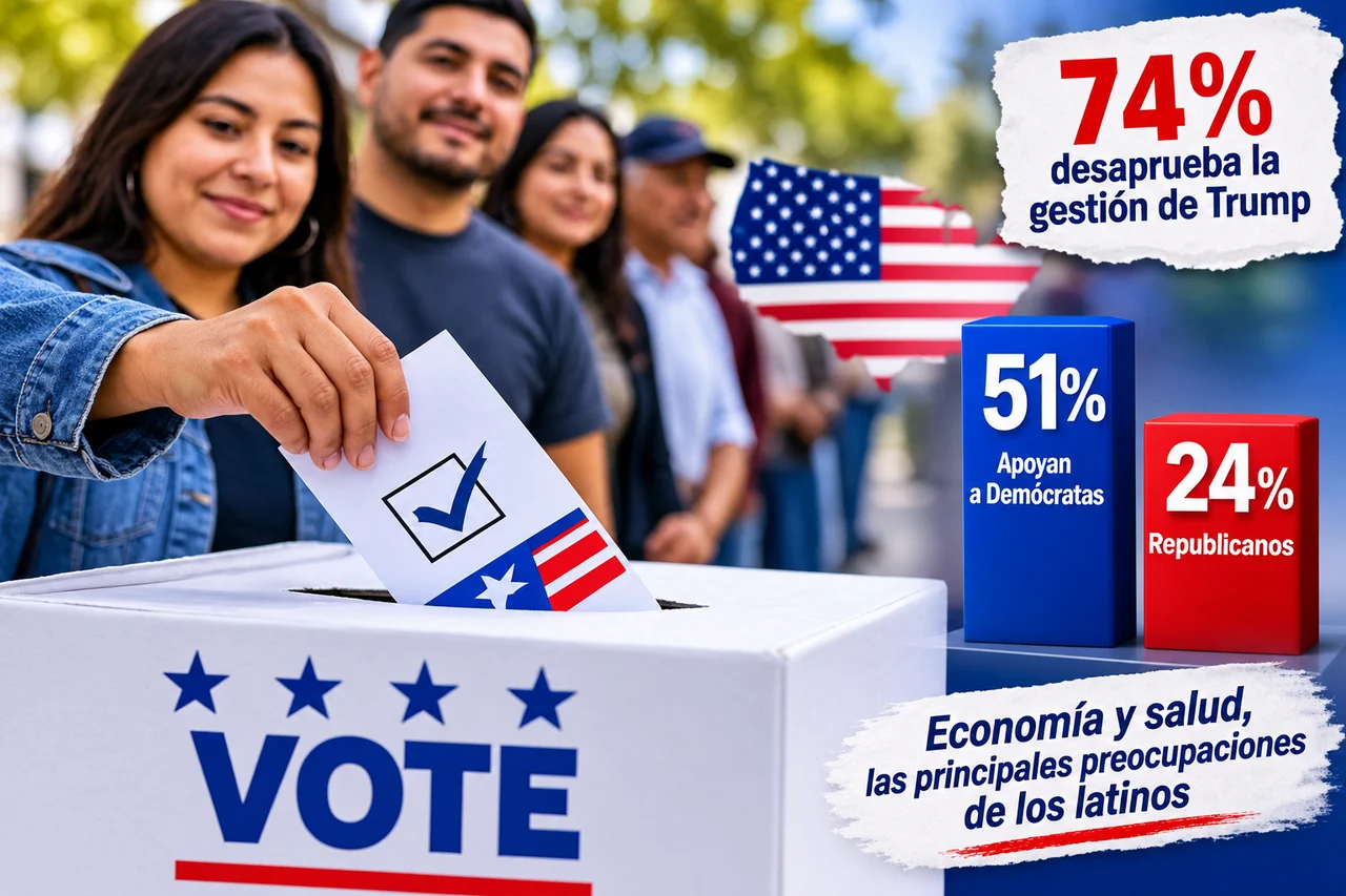 Latinos apoyan a demócratas Ilustración: MundoNow
