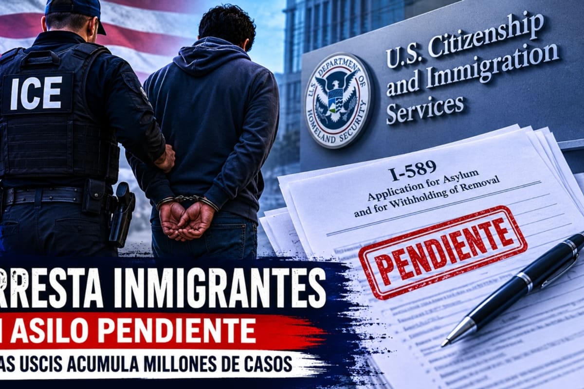 ICE arresta inmigrantes con asilo pendiente
